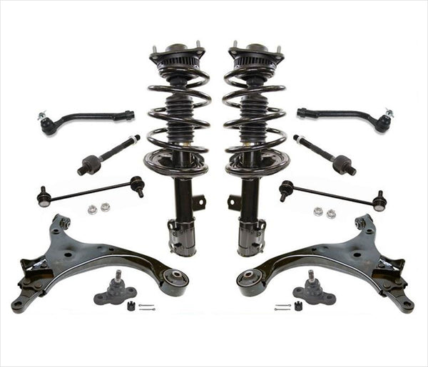 Front Complete Struts & Chassis Kit 12 Pcs For 10-13 Kia Forte & Forte Koup