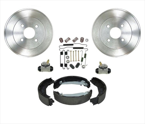Drums Brake Shoes Wheel Cylinders Springs for Chevrolet Cobalt 2.2L 09-10 4 Bolt