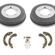 Rear Brake Drums Brake Shoes & Hardware Kit For 1995 2001 2002 Mitsubishi Galant