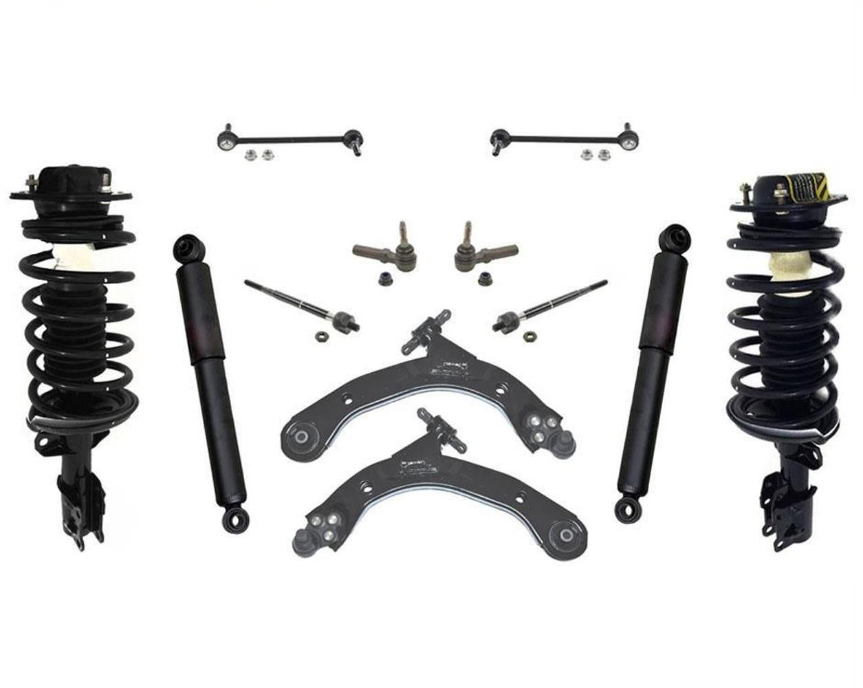 Front Struts Shock Steel Control Arms Sway Bars for Chevrolet Cobalt 2.2L 05-10