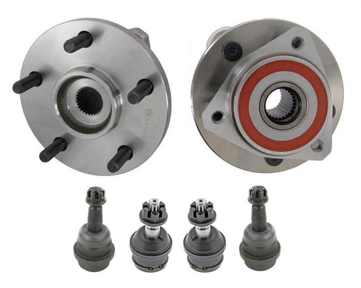 Front Wheel Hub Bearings & Ball Joints Fits for Jeep GRAND CHEROKEE 1999-04