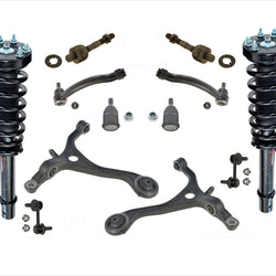 Front Complete Struts Lower Arms BJ Tie Rods 12Pc For 07-08 Acura TL