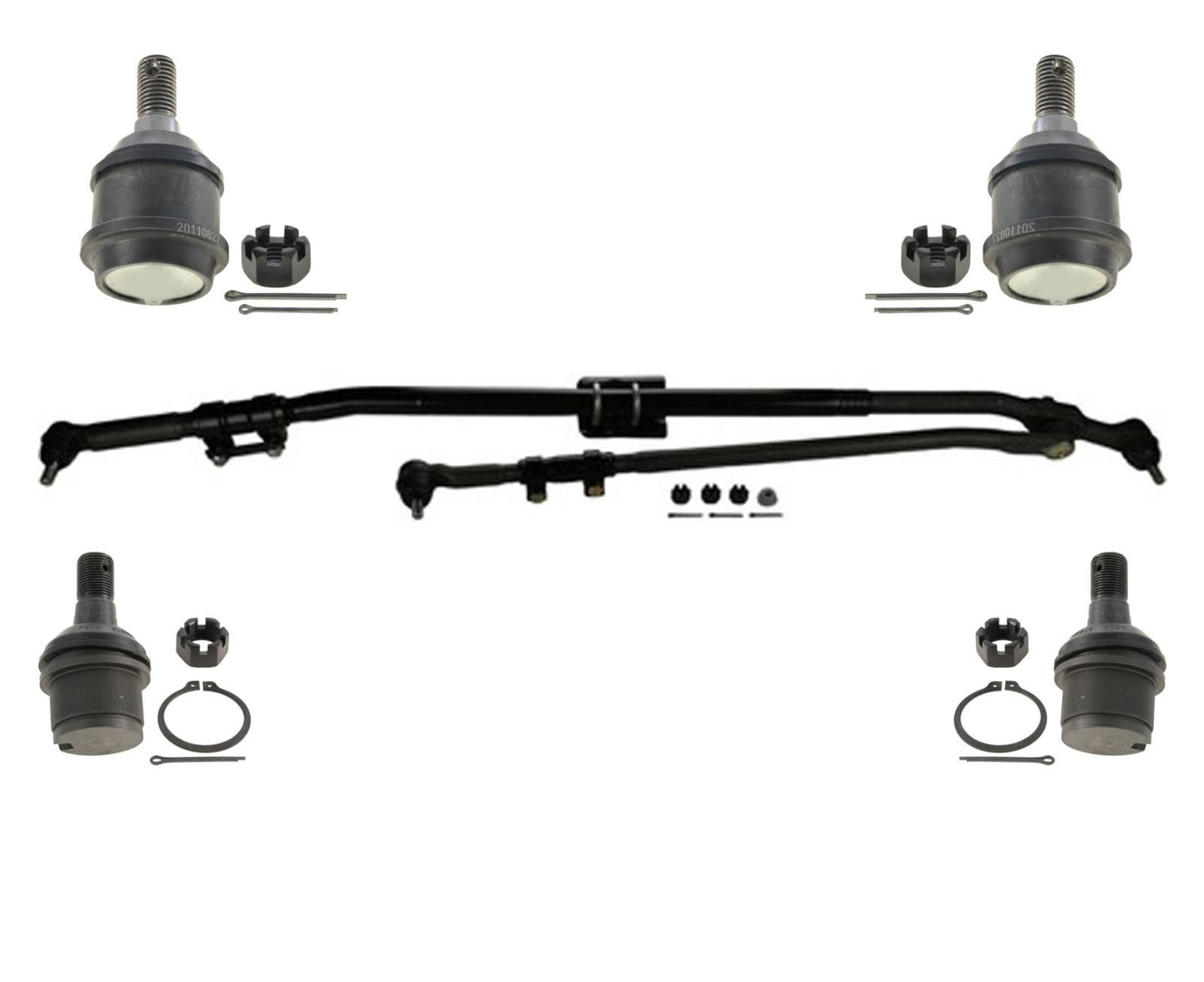 Drag Links Tie Rods Ball Joints For Dodge RAM 2500 4 Wheel Drive 2008 2010 2013