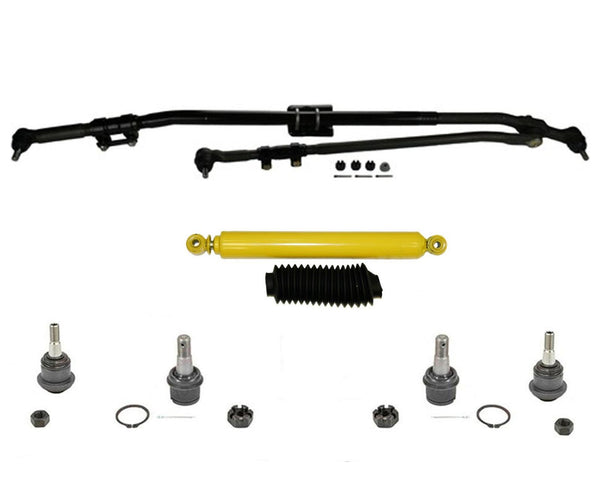 Drag Links Tie Rods Ball Joints Damper For RAM 2500 4 Wheel Drive 2008-2013