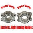 Rear Wheel Bearing Modules for Nissan 240SX 1989-1998 & 300ZX 1989-1990