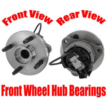 Front Wheel Hub Bearings for Chevrolet Cobalt 2005-2010 with 4 Wheel Abs 4 Studs
