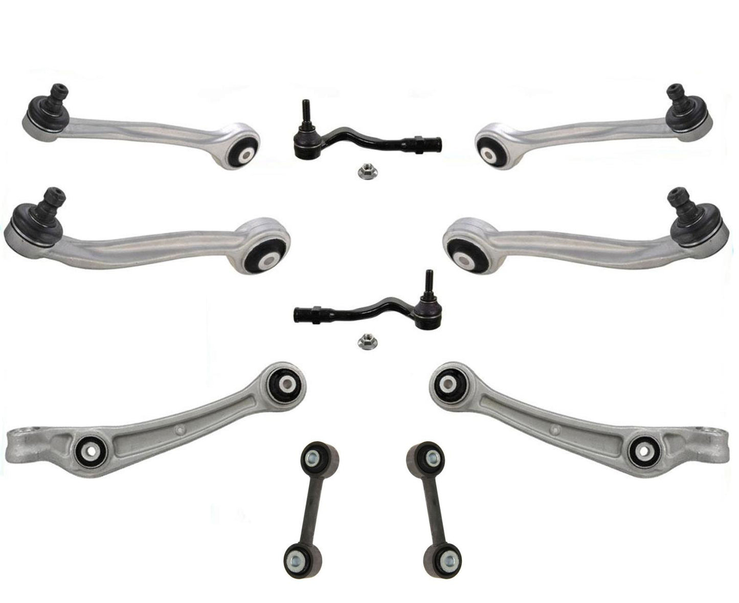Kit de 10 brazos de control delanteros inferiores y superiores para Audi A4 12-15 A5 12-14 10 piezas