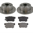 1996-1998 Acura 3.2TL Rotores de freno trasero y pastillas de cerámica 31202 CD365