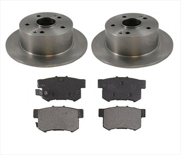 1996-1998 Acura 3.2TL Rotores de freno trasero y pastillas de cerámica 31202 CD365