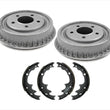 For 1998-2008 Ford Ranger Rear Wheel Drive Smaller Rear 9 inch Brake Drums Shoes