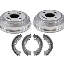 Brake Drums & Brake Shoes 7 Inch For Honda Civic 84 85 1986 1987 1888 1990 1991