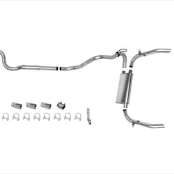 Sistema de doble conversión de escape Dynomax para Chevrolet Camaro Firebird 3.4L 95-93