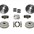 Fits 93-97 Corolla Prizm Brake Disc Rotors Pads Drums Shoes Cylinders Springs 9P