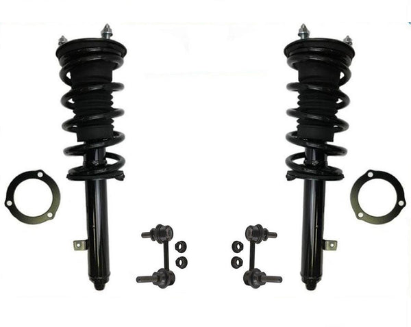 Front Complete Struts Assembly & Sway Bar Links For 06-13 IS250 All Wheel Drive