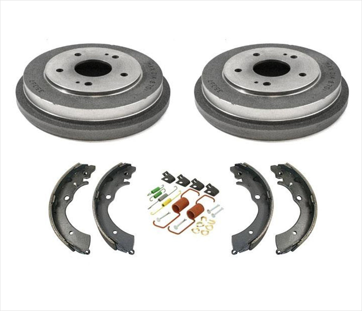 Rear Drums Brake Brake Shoes & Spring Kit FIts Honda Accord 2.4L 2003 2005 2007