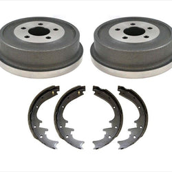 For 2002 Jeep Liberty Rear Brake Drums & Brake Shoes 3pc