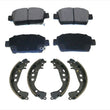 Front Ceramic Brake Pads & Rear Brake Shoes for Toyota Prius 01-08 2pc