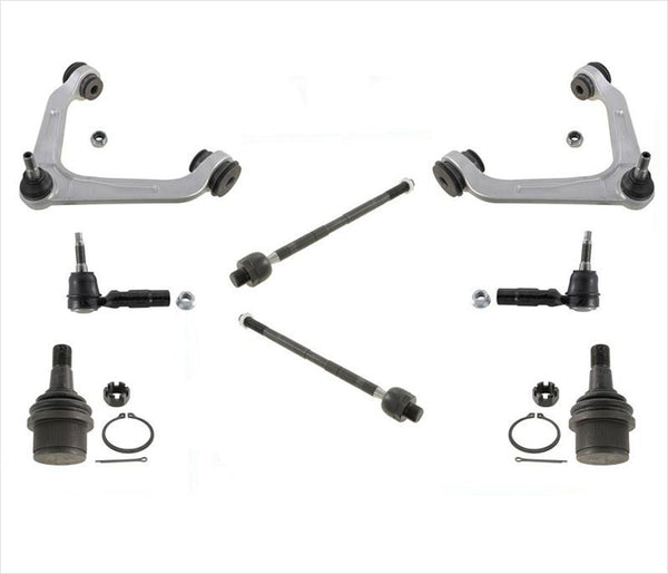 03-06 Ram 2500 3500 Control Arms Ball Joints Inner/Outer Tie Rods 2WD Only 8Pc