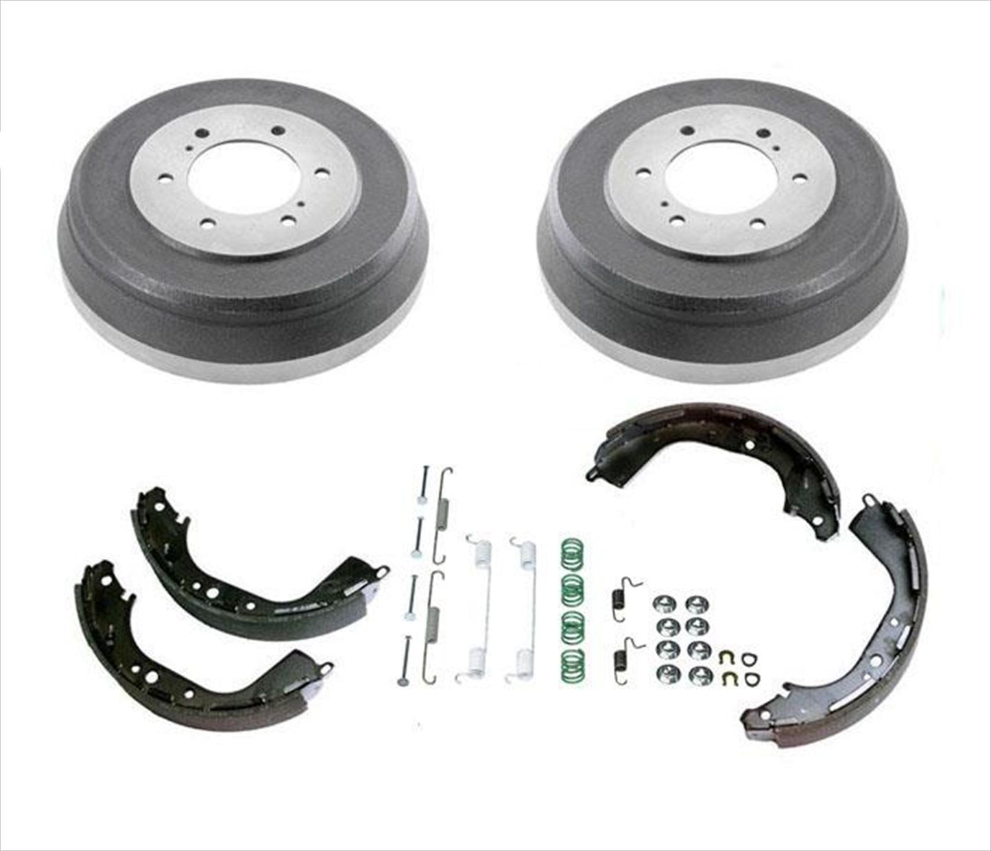 Rear Brake Drum Drums & Brake Shoes & Springs For 1989-1995 Nissan Pathfinder