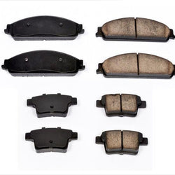 Front & Rear CERAMIC Brake Pads For Ford Five Hundred Montego Freestyle 05-07