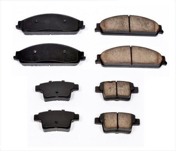 Front & Rear CERAMIC Brake Pads For Ford Five Hundred Montego Freestyle 05-07