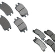 Fits 2002-2003 Lexus RX300 Front & Rear Ceramic Brake Pads