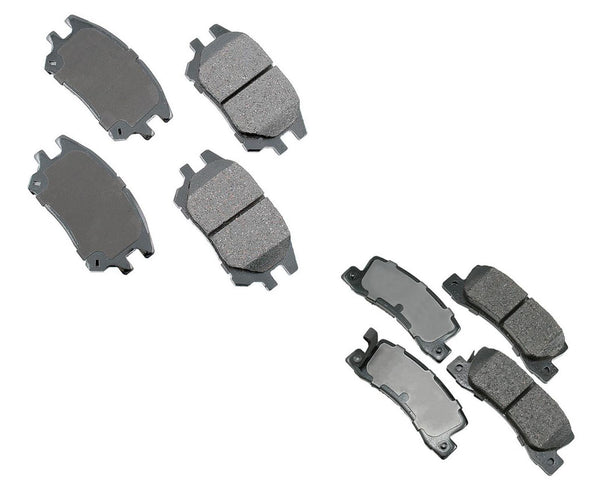 Fits 2002-2003 Lexus RX300 Front & Rear Ceramic Brake Pads