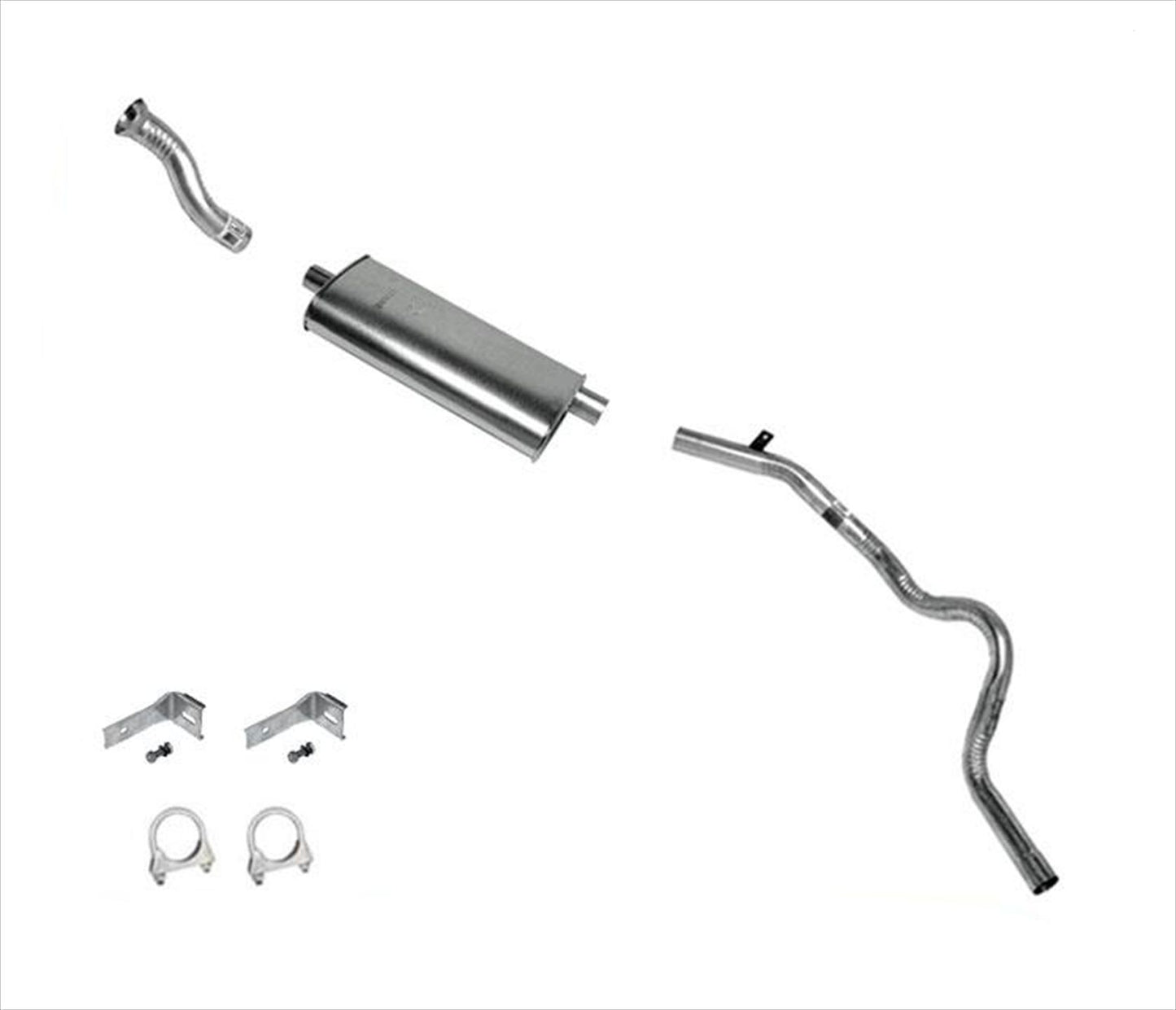 Se adapta al sistema de escape silenciador 1991 Chevrolet S10 Blazer 4 puertas SUV 4.3L