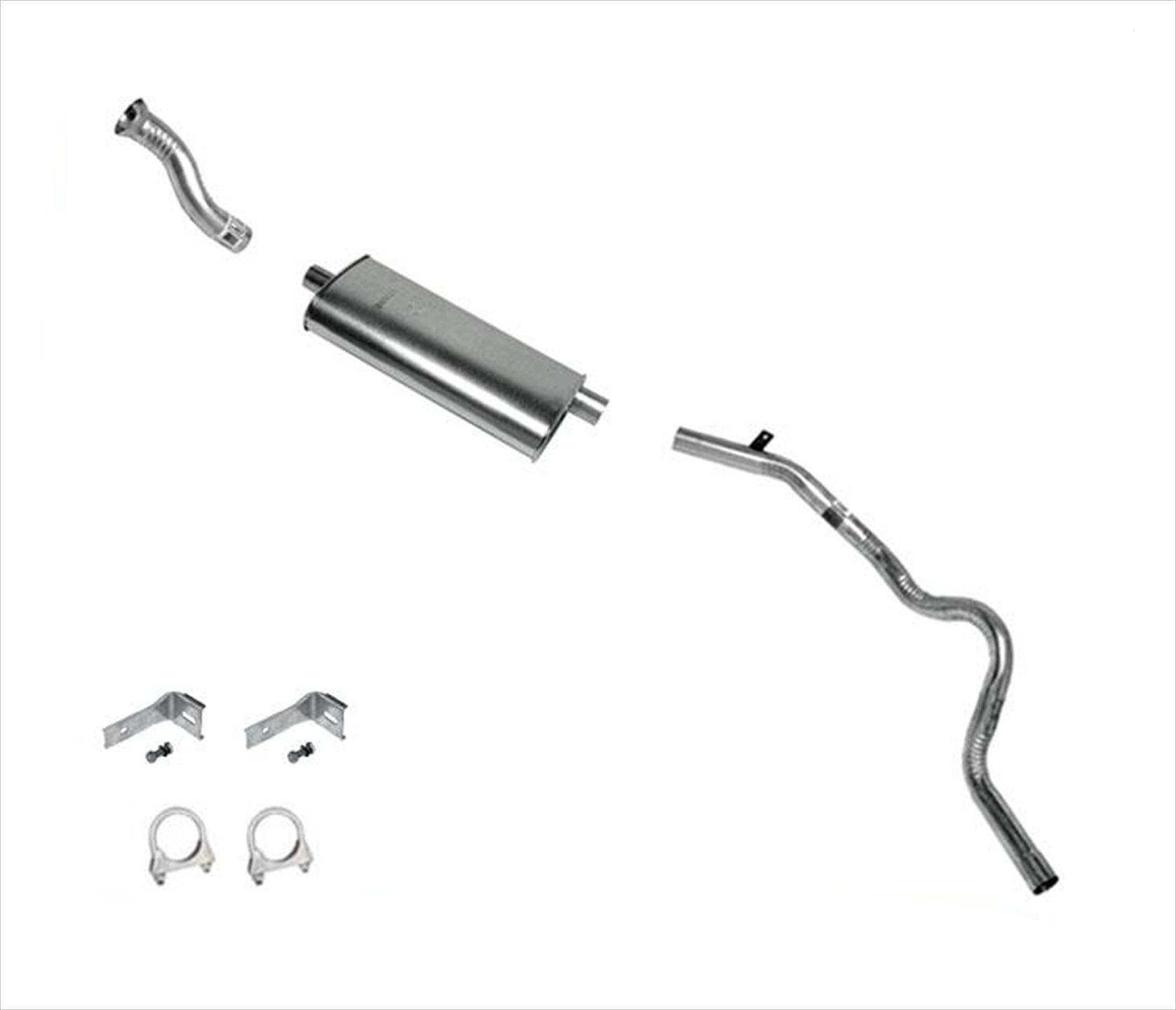 Se adapta al sistema de escape silenciador 1991 Chevrolet S10 Blazer 4 puertas SUV 4.3L