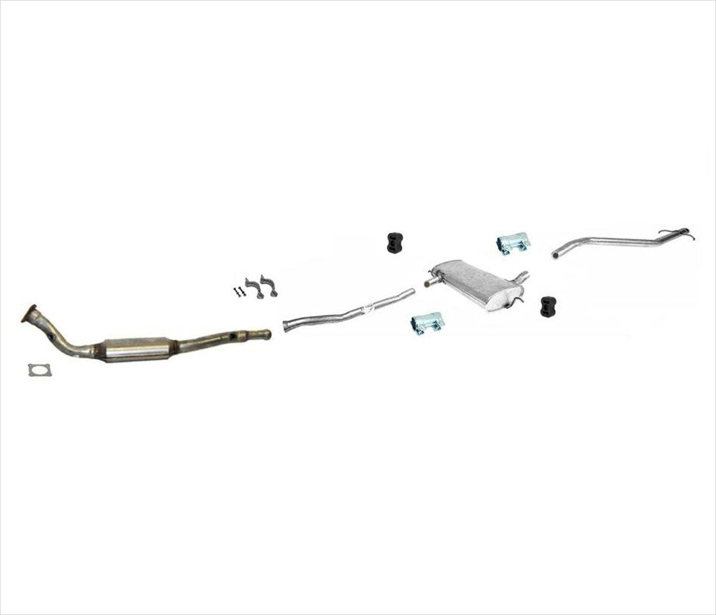 Sistema de tubo de escape silenciador convertidor 100% nuevo fabricado en EE. UU. para Volvo 850 93-97