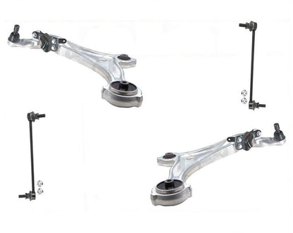 Ft Left & RIght Lower Control Arms & Sway Bar Links For Nissan Quest 2011-2017