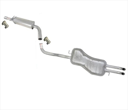 Resonator Muffler Exhaust System for 1999 2000 2001 2005 Volkswagen Jetta 2.0L
