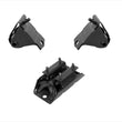 00-01 Jeep Cherokee 4.0L Front L & R Engine Motor Mounts + Transmission 3Pc Kit