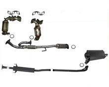 Full Exhaust System Manifolds Undebody Converter Ppe & Muffler Camry 3.0L V6