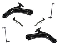 Front Lower Control Arms Inner Outer Tie Rods & Links For Nissan Rogue 2014-20