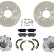 Rear Wheel Bearings Rotors Pads Parking Shoes & Hardware Fits 06-10 Sonata 3.3L