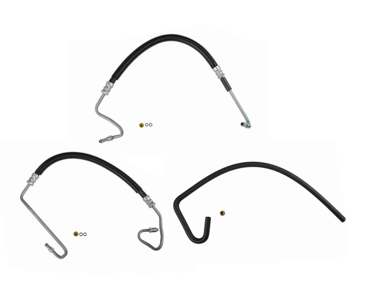 01-10 Silverado 2500HD 6.0L 8.1L 3 Kit de manguera de dirección asistida Hydroboost 3 piezas