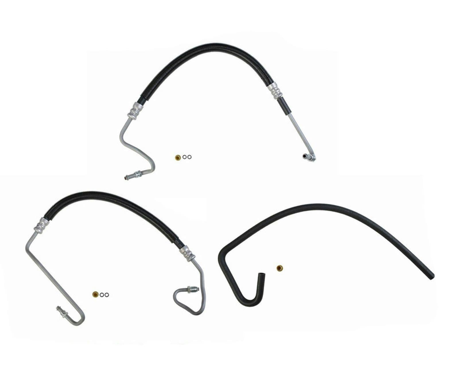 01-10 Silverado 2500HD 6.0L 8.1L 3 Kit de manguera de dirección asistida Hydroboost 3 piezas