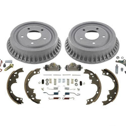 92-02 S10 Juego de tambor de freno con tracción trasera, resortes de hardware, ajuste de rueda