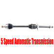 Right Cv Axle for Honda Odyssey 11-13 EX-L EX LX 5 Speed Automatic Transmission