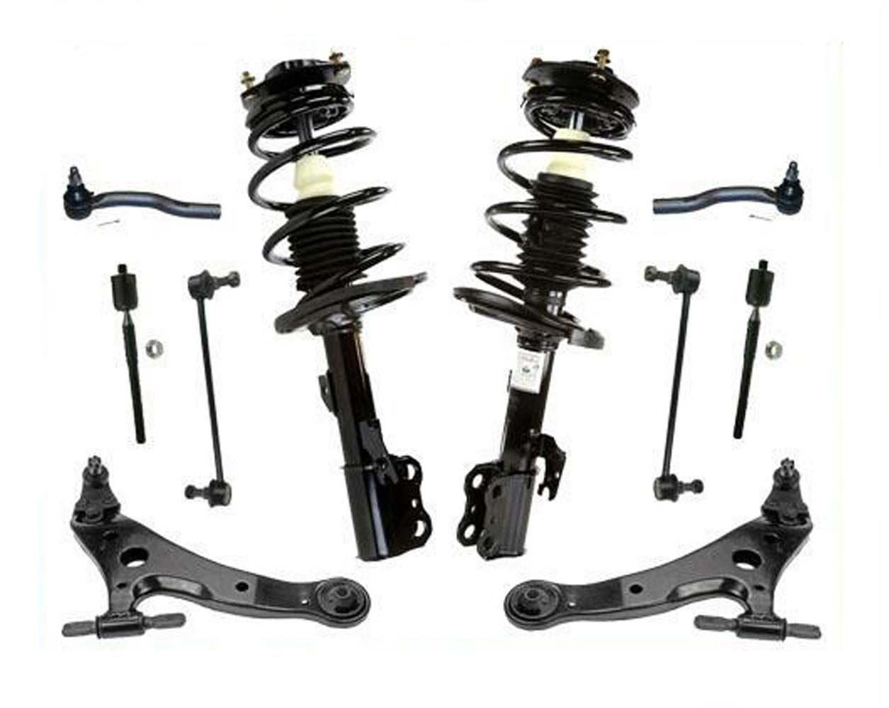 Front Control Arm Suspension Chassi Kit + Complete Struts For 2004-2006 Camry