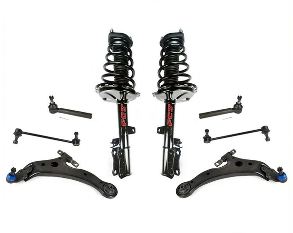 Las rótulas de los brazos de control del puntal delantero se adaptan a la tracción delantera RX330 sin suspensión neumática