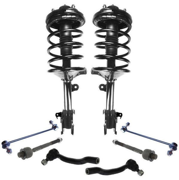 Front Struts Tie Rods Sway Bar Links for 03-05 Honda Pilot All Wheel Drive