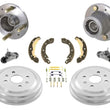 Rear Bearings Drums Shoes Hardware Kit Fits Chevrolet Aveo With ABS 07-11