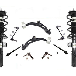 Front Struts Control Arm Tie Rods Links Fits Ford Explorer 11-12 All Wheel Drive