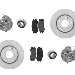 Buje delantero y cojinetes, pastillas de freno y rotores para Hyundai Sonata 3.3L 06-10