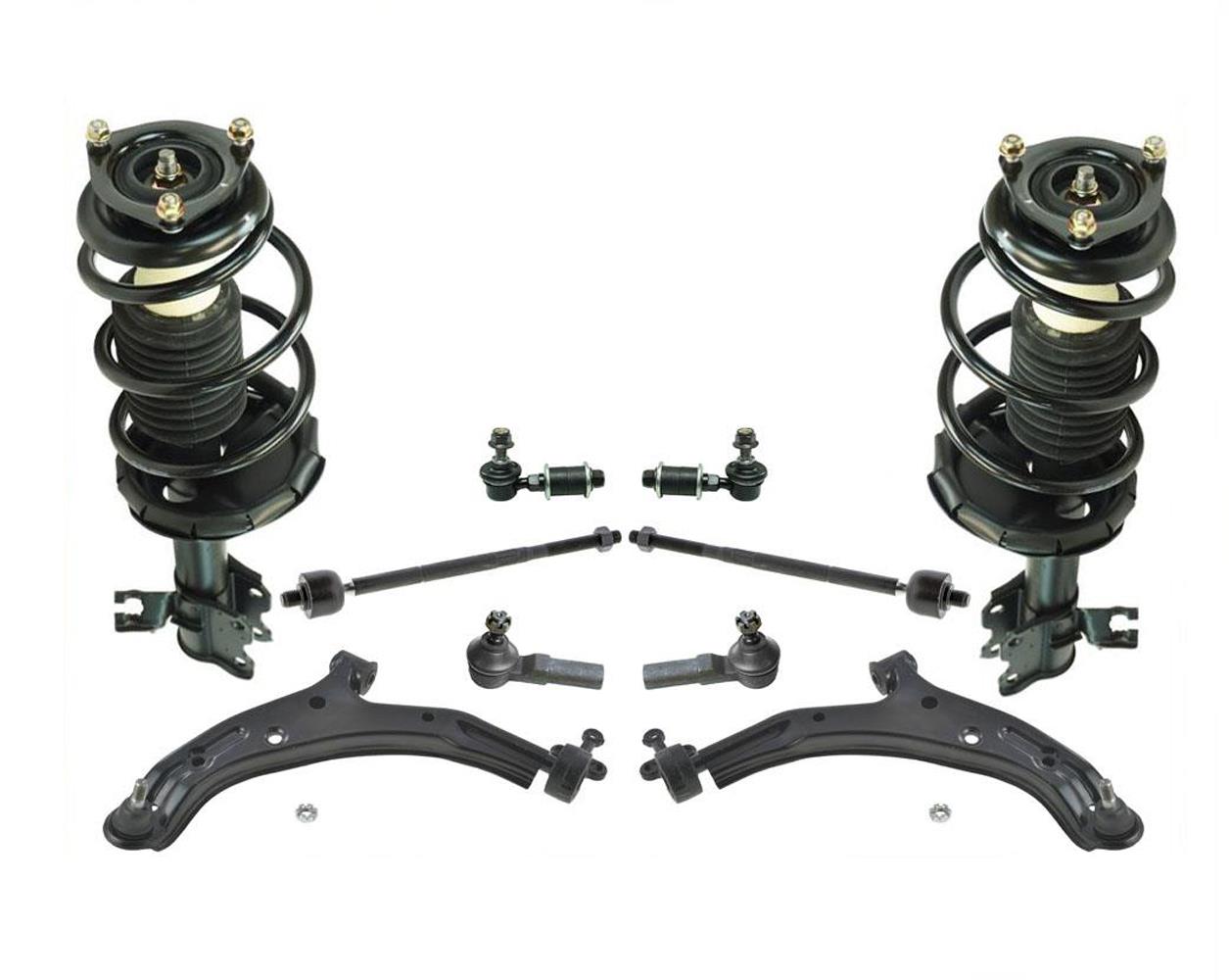 100% New Suspension & Chassis 10pc Kit Front Wheel Drive for Nissan Sentra 00-01