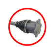 Ejes CV delanteros izquierdo y derecho completos para Audi S6 5.2L V10 2007-2010
