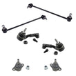 6PC Kit Lower Ball Joints Sway Bar Links Outer Tie Rods BMW 328i xDrive 09-13