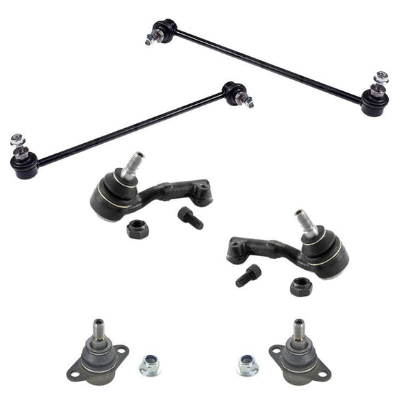 6PC Kit Lower Ball Joints Sway Bar Links Outer Tie Rods BMW 328i xDrive 09-13